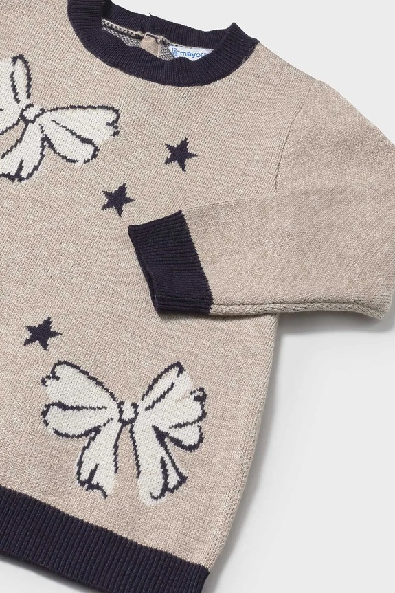 Dziewczynka Mayoral sukienka dziecięca 2911.4D.Baby.9BYA brązowy