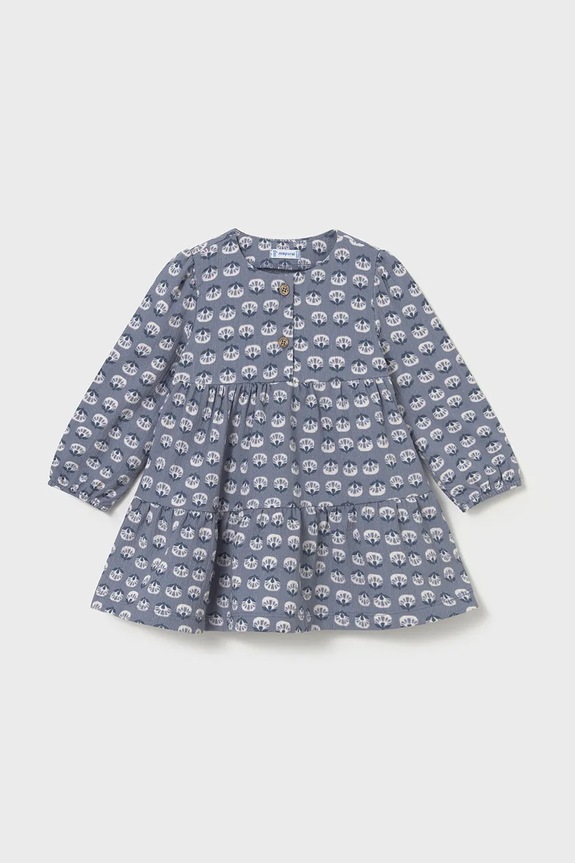 Παιδικό φόρεμα Mayoral μακρύ μπλε 2915.4F.Baby.9BYA
