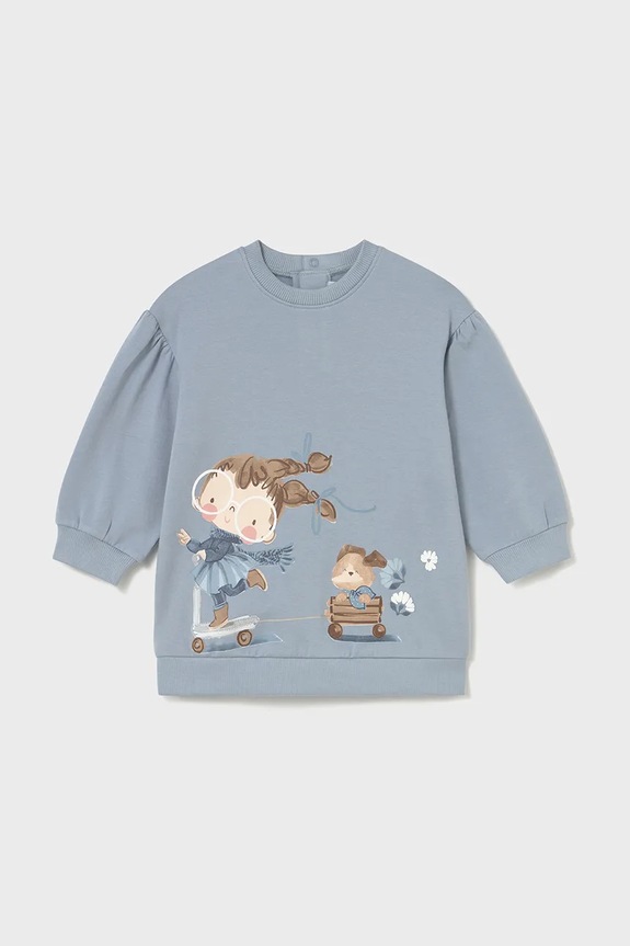 Mayoral sukienka dziecięca 2921.4L.Baby.9BYA niebieski AW25
