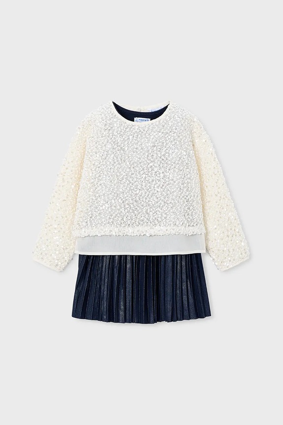 Παιδικό φόρεμα Mayoral 4925.6M.Mini.9BYA μπλε AW25
