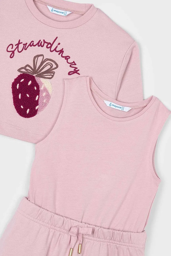 Mayoral vestito e felpa bambino/a rosa 4927.6B.Mini.9BYA