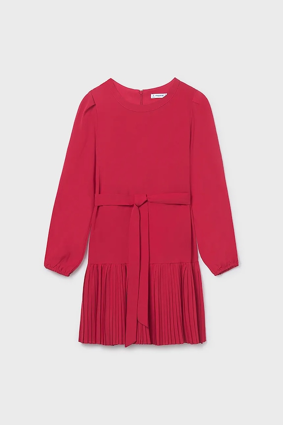 Mayoral sukienka dziecięca midi różowy 7908.8A.Junior.9BYA