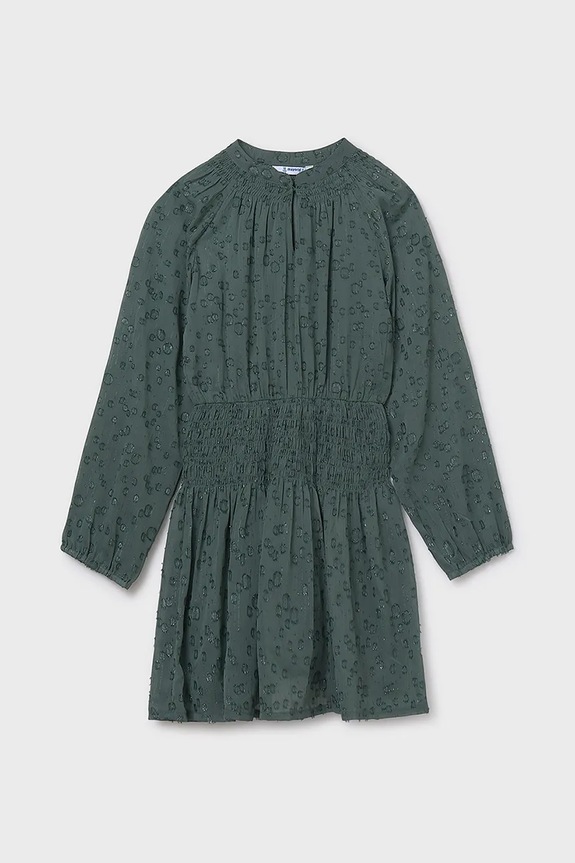 Dječja haljina Mayoral 7909.8A.Junior.9BYA zelena AW25