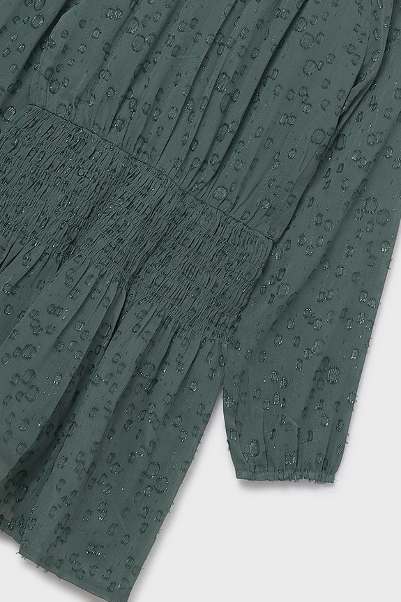 Dječja haljina Mayoral zelena 7909.8A.Junior.9BYA