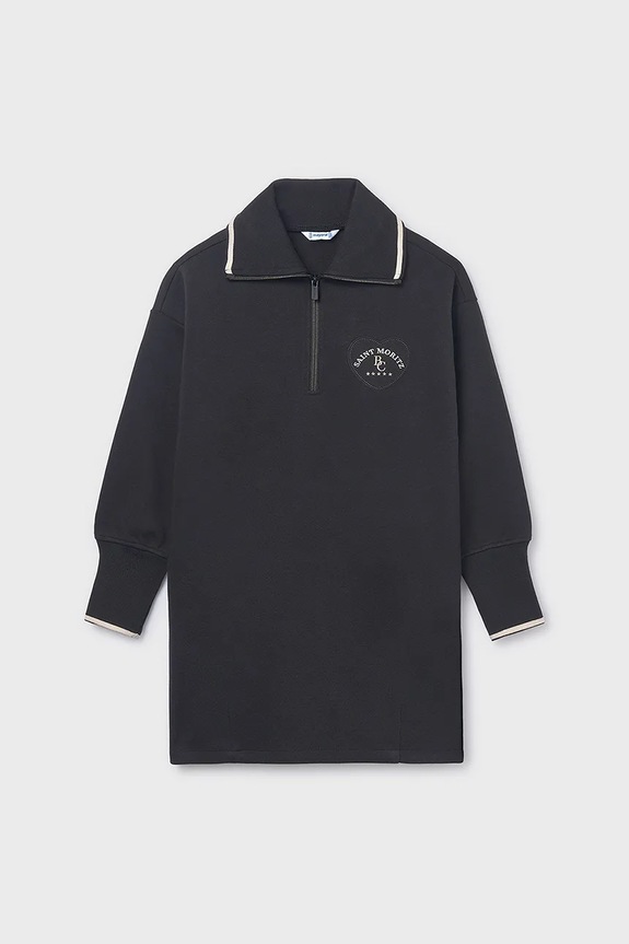 Παιδικό φόρεμα Mayoral μακρύ μαύρο 7912.8F.Junior.9BYA