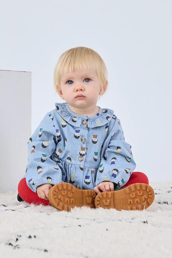 Bobo Choses sukienka bawełniana dziecięca Game Pawns 225AB089