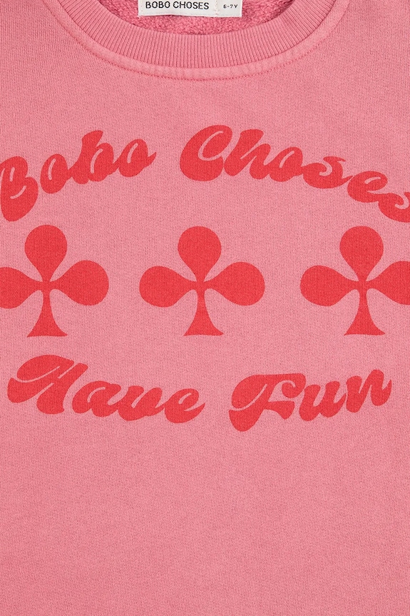 Dievča Dievčenské bavlnené šaty Bobo Choses Have Fun 225AC087 ružová