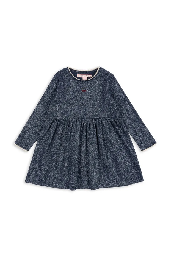 Konges Sløjd rochie bebe ROLI DRESS mini bleumarin KS103968.9BYA