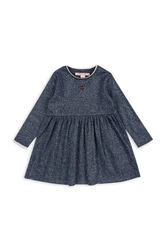 Konges Sløjd rochie bebe ROLI DRESS mini bleumarin KS103968.9BYA