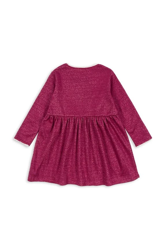 Konges Sløjd rochie bebe ROLI DRESS KS103968.9BYA burgundia AW25
