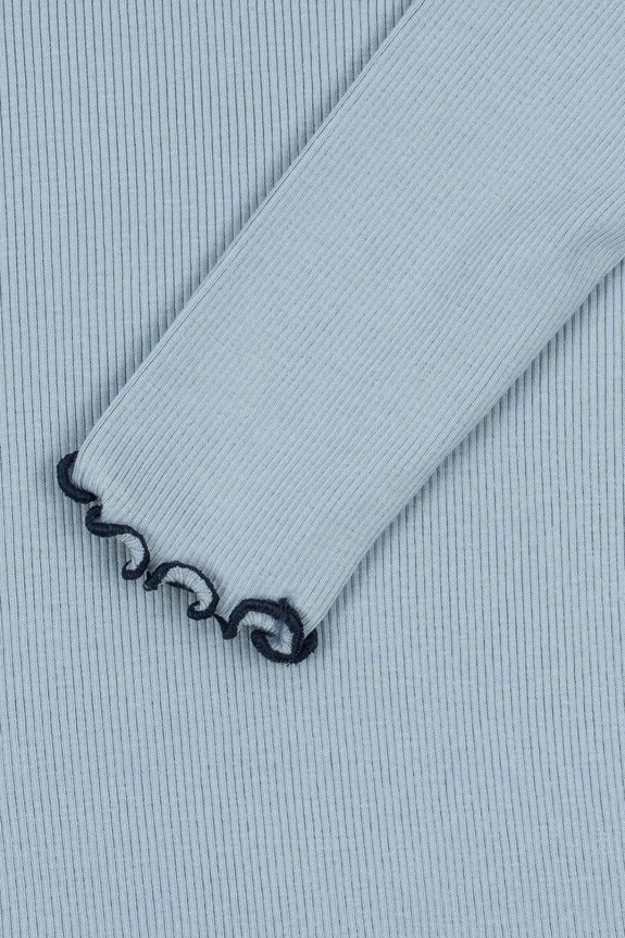 Konges Sløjd sukienka RIVI RIB DRESS OCS niebieski KS104073.9BYA