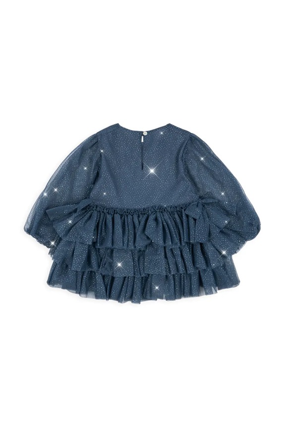 Παιδικό φόρεμα Konges Sløjd FAY DRESS GRS KS103807.9BYA σκούρο μπλε AW25