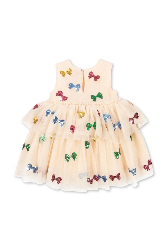 Otroška obleka Konges Sløjd YVONNE FAIRY DRESS KS104046.9BYA bež AW25