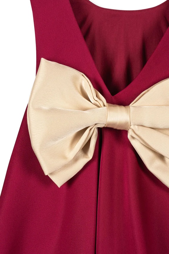 Djevojčice Dječja haljina Konges Sløjd SHEENA DRESS KS103977.9BYA bordo