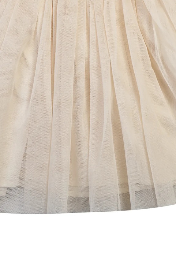 Παιδικό φόρεμα από μαλλί Donsje Lotus Dress 4043900.98.140 μπεζ