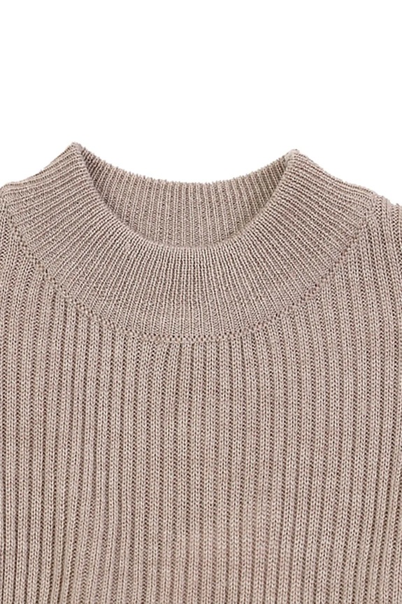 Παιδικό φόρεμα από μαλλί Donsje Lotus Dress μπεζ 4043900.98.140