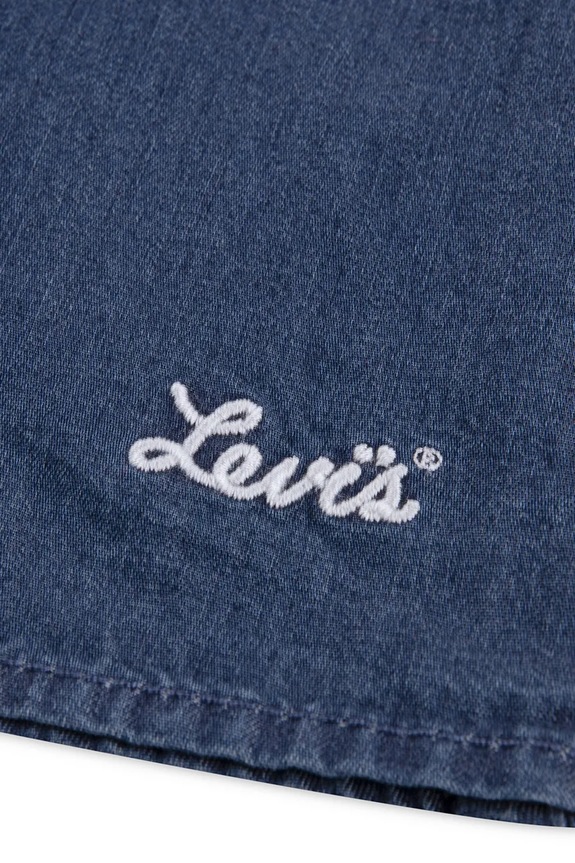 Levi's sukienka WILD WEST RUFFLE DRESS granatowy 1EN585