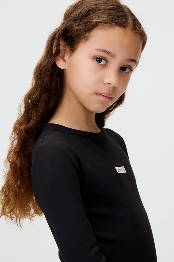Lány Calvin Klein Jeans gyerek ruha IG0IG03042.9BYA fekete