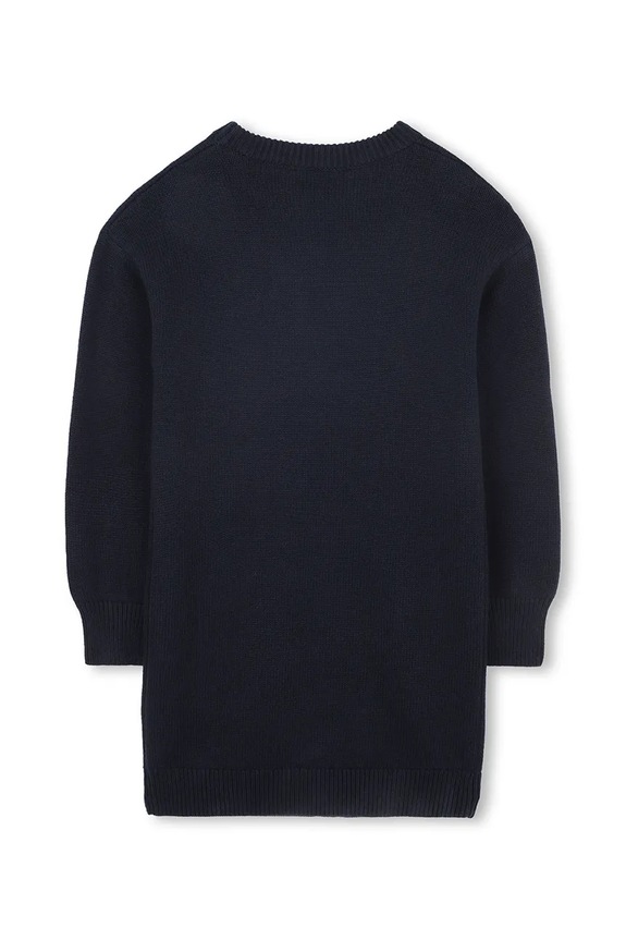 Kenzo Kids rochie din amestec de lână pentru copii K61356.86.108 bleumarin AW25