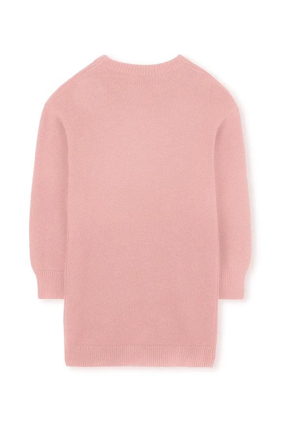Kenzo Kids rochie din amestec de lână pentru copii K61356.114.150 roz AW25