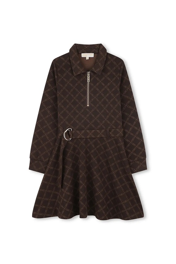 Dievčenské šaty Michael Kors R30475.102.108 hnedá AW25