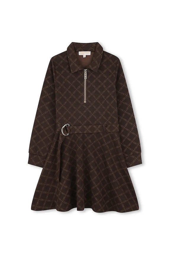 Dievčenské šaty Michael Kors R30475.102.108 hnedá AW25