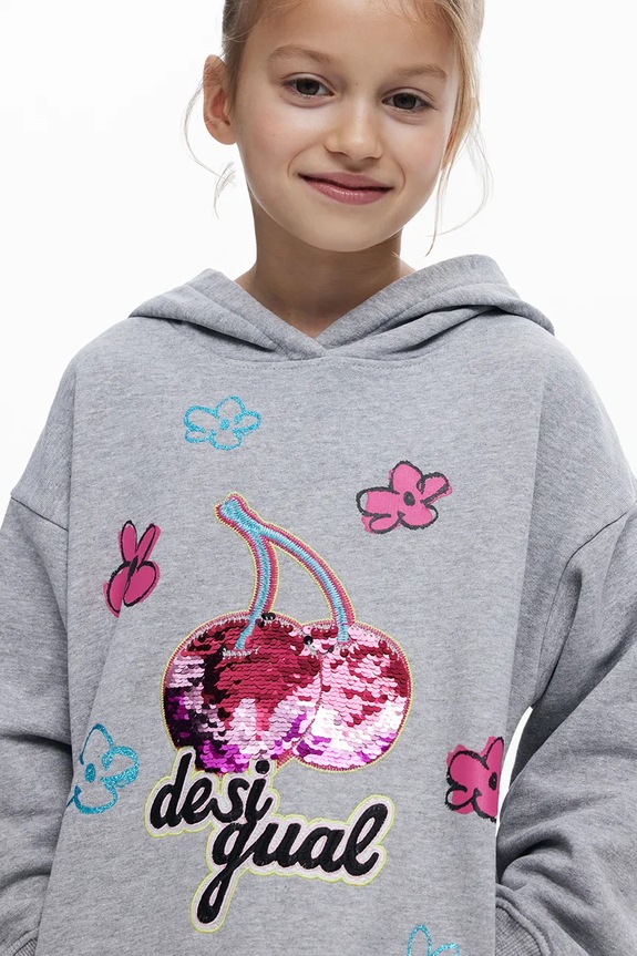 Desigual vestito bambina 25WGVK14 grigio