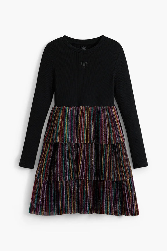 Desigual sukienka dziecięca 25WGVK20 czarny AW25
