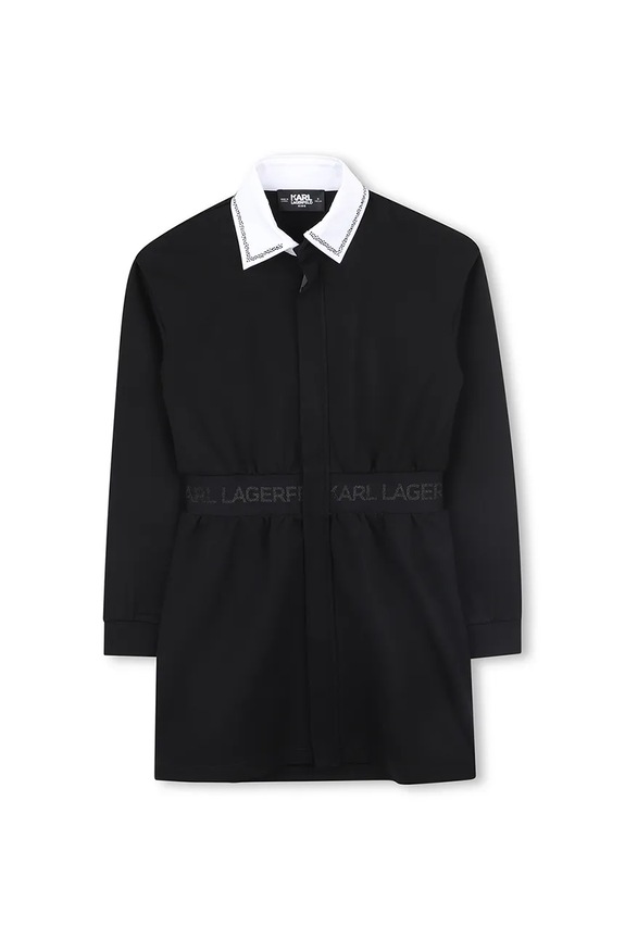 Dievčenské šaty Karl Lagerfeld Z30612.156.162 čierna AW25