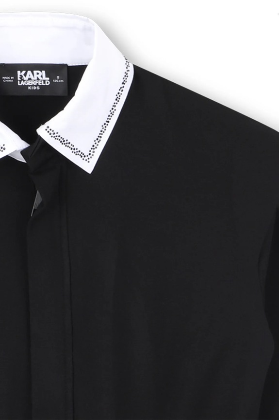 Dievčenské šaty Karl Lagerfeld čierna Z30612.156.162
