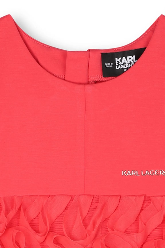 Karl Lagerfeld sukienka dziecięca różowy Z30621.86.108