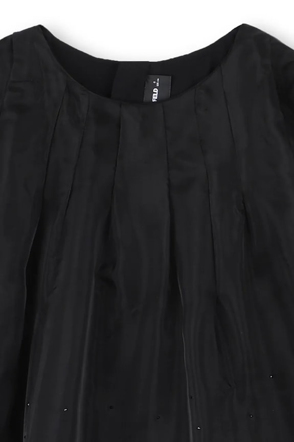 Παιδικό φόρεμα Karl Lagerfeld μαύρο Z30624.156.162