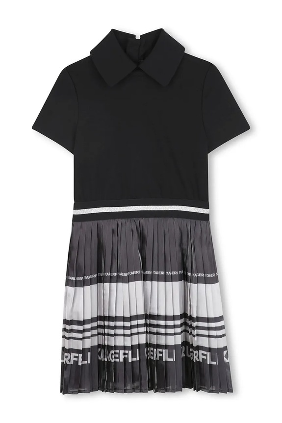 Karl Lagerfeld sukienka dziecięca Z30625.114.150 czarny AW25