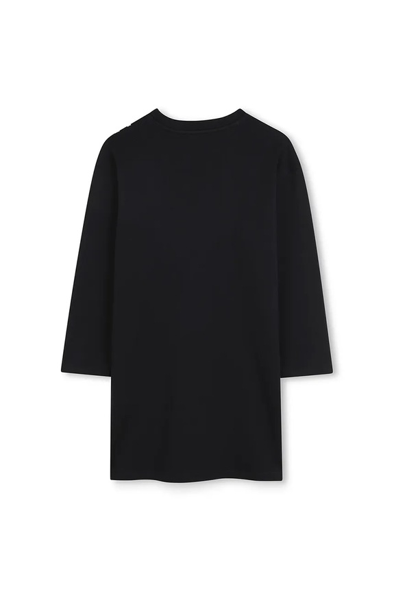 Dievčenské bavlnené šaty Marc Jacobs W60598.114.150 čierna AW25