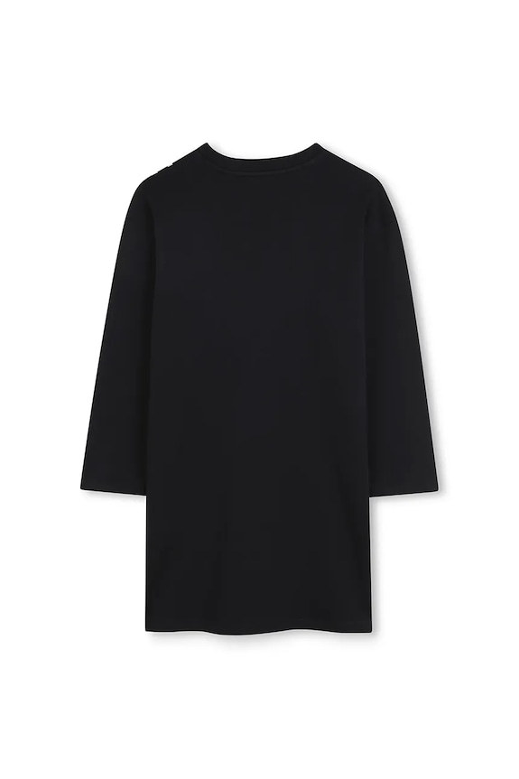 Dievčenské bavlnené šaty Marc Jacobs W60598.114.150 čierna AW25
