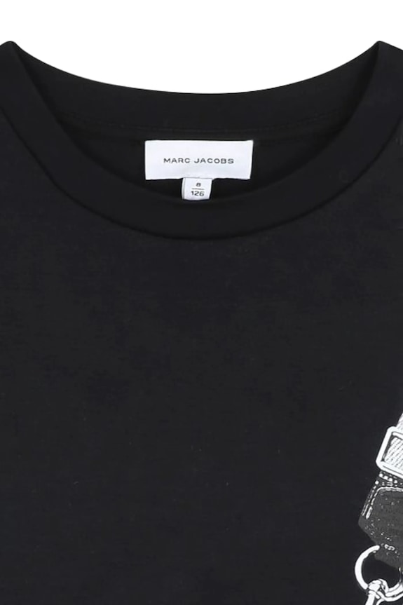 Dievča Dievčenské bavlnené šaty Marc Jacobs W60598.114.150 čierna