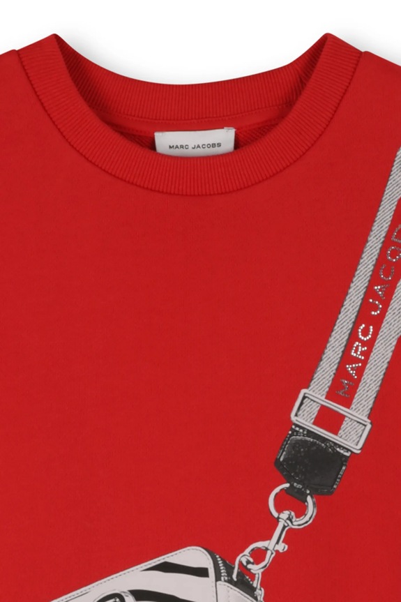 Девочка Хлопковое детское платье Marc Jacobs W60604.114.150 красный
