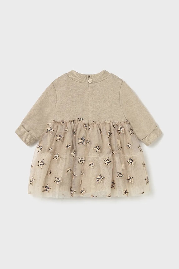 Mayoral Newborn vestito neonato 2824.2N.Newborn.9BYA beige AW25