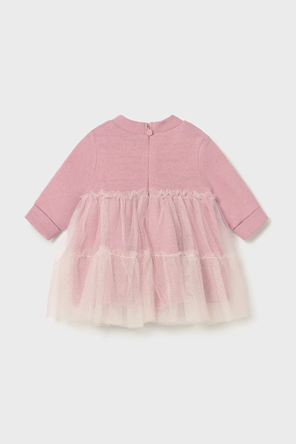 Mayoral Newborn sukienka niemowlęca 2824.2N.Newborn.9BYA różowy AW25