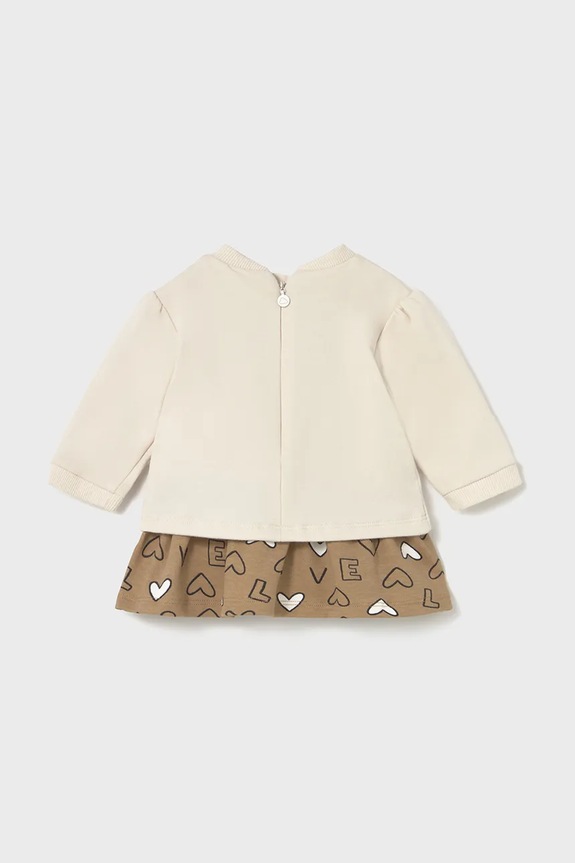 Mayoral Newborn vestito neonato 2833.2P.Newborn.9BYA beige AW25