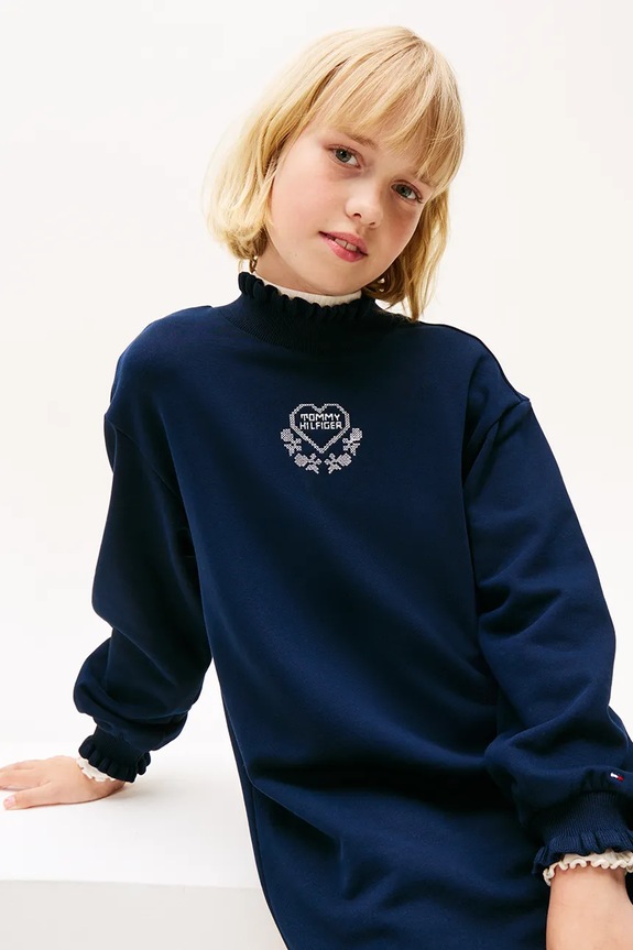 Dievčenské šaty Tommy Hilfiger tmavomodrá KG0KG08795.128.176.9BYA