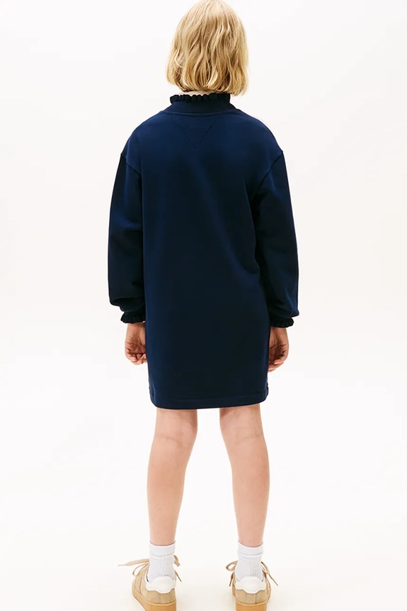 Dievčenské šaty Tommy Hilfiger KG0KG08795.128.176.9BYA tmavomodrá