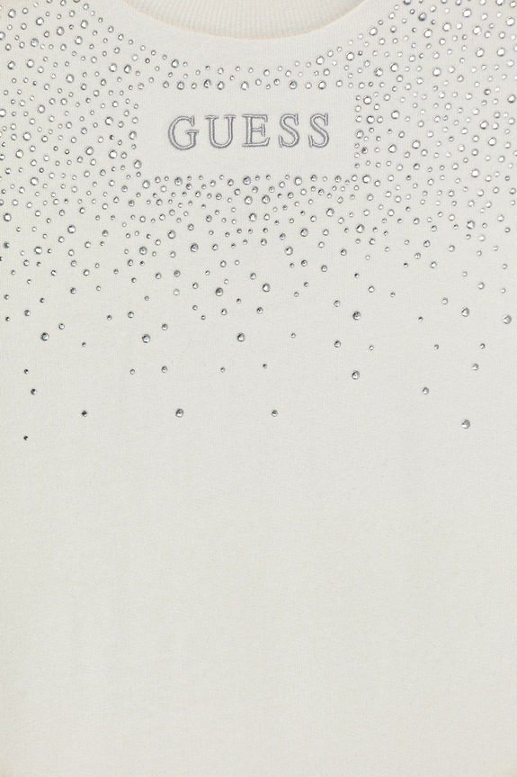DÍVKA Dětské bavlněné šaty Guess J5BK07.KAV34.9BYA béžová