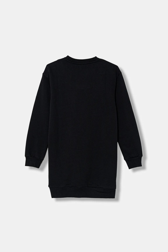 Dětské bavlněné šaty Guess J5BK07.KAV34.9BYA černá AW25