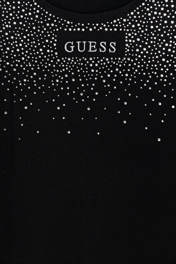 DÍVKA Dětské bavlněné šaty Guess J5BK07.KAV34.9BYA černá