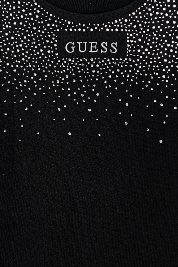 DÍVKA Dětské bavlněné šaty Guess J5BK07.KAV34.9BYA černá