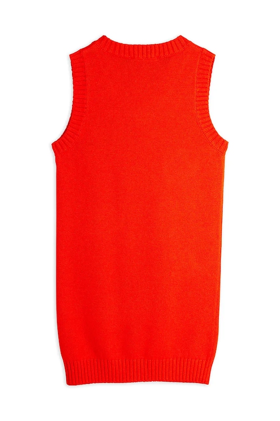Lány Mini Rodini gyerek gyapjúkeverék ruha 25750104 piros
