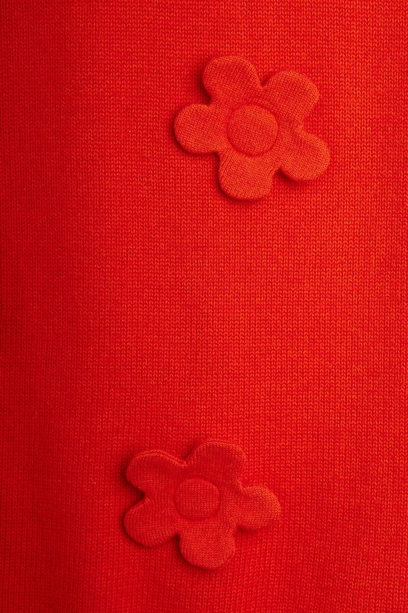 Mini Rodini gyerek gyapjúkeverék ruha piros 25750104
