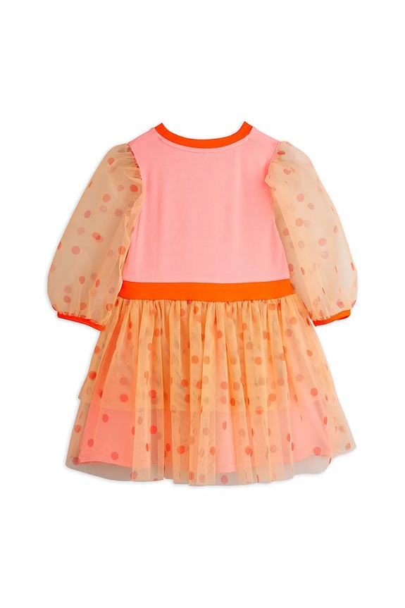 Mini Rodini sukienka dziecięca 25750126 różowy AW25