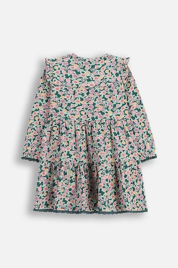 Obleka z bombažem za dojenčke Coccodrillo ZC5129101HGN pisana AW25